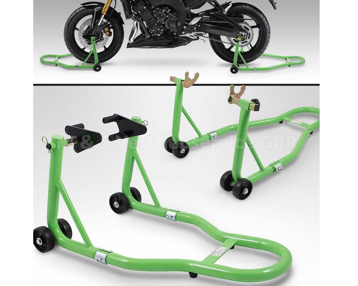 STOJAK / PODNOŚNIK servisowe do motocykla przód / tył 2x250 kg