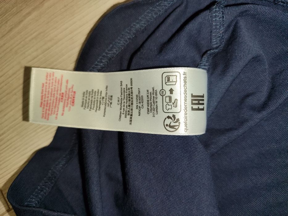 Timberland т.синя футболка/ довгірукава 14 р./162 
 Футболка з довгим