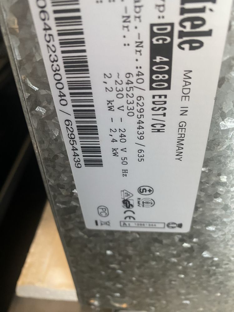 Miele DG4080 Urządzenie do gotowania na parze