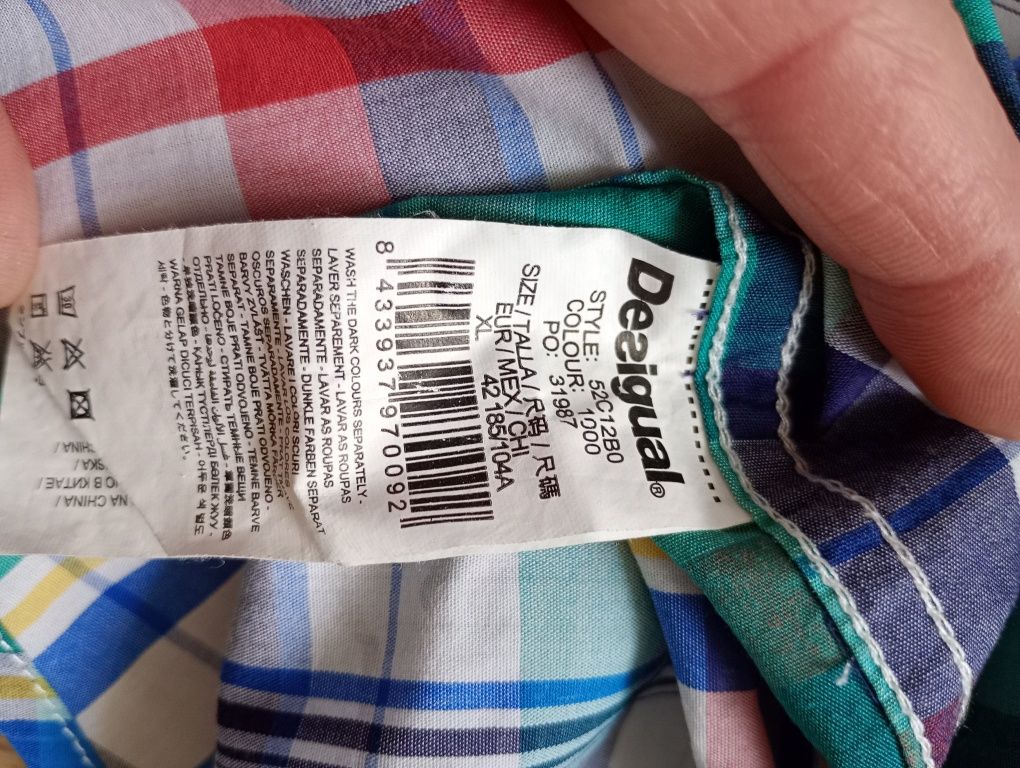 Desigual męska koszula lato L XL