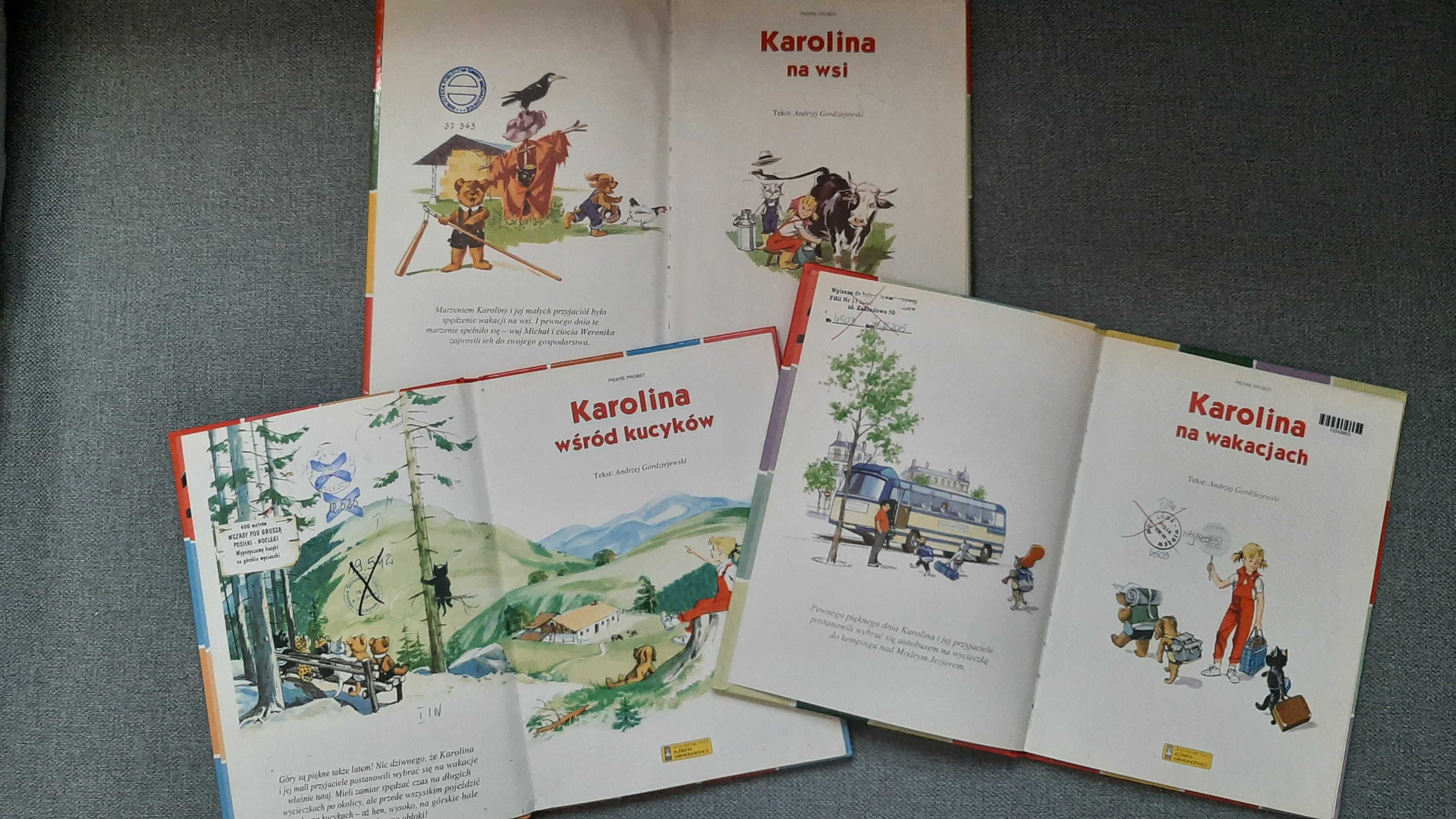 3x Karolina na wsi wśród kucyków na wakacjach il. Pierre Probst