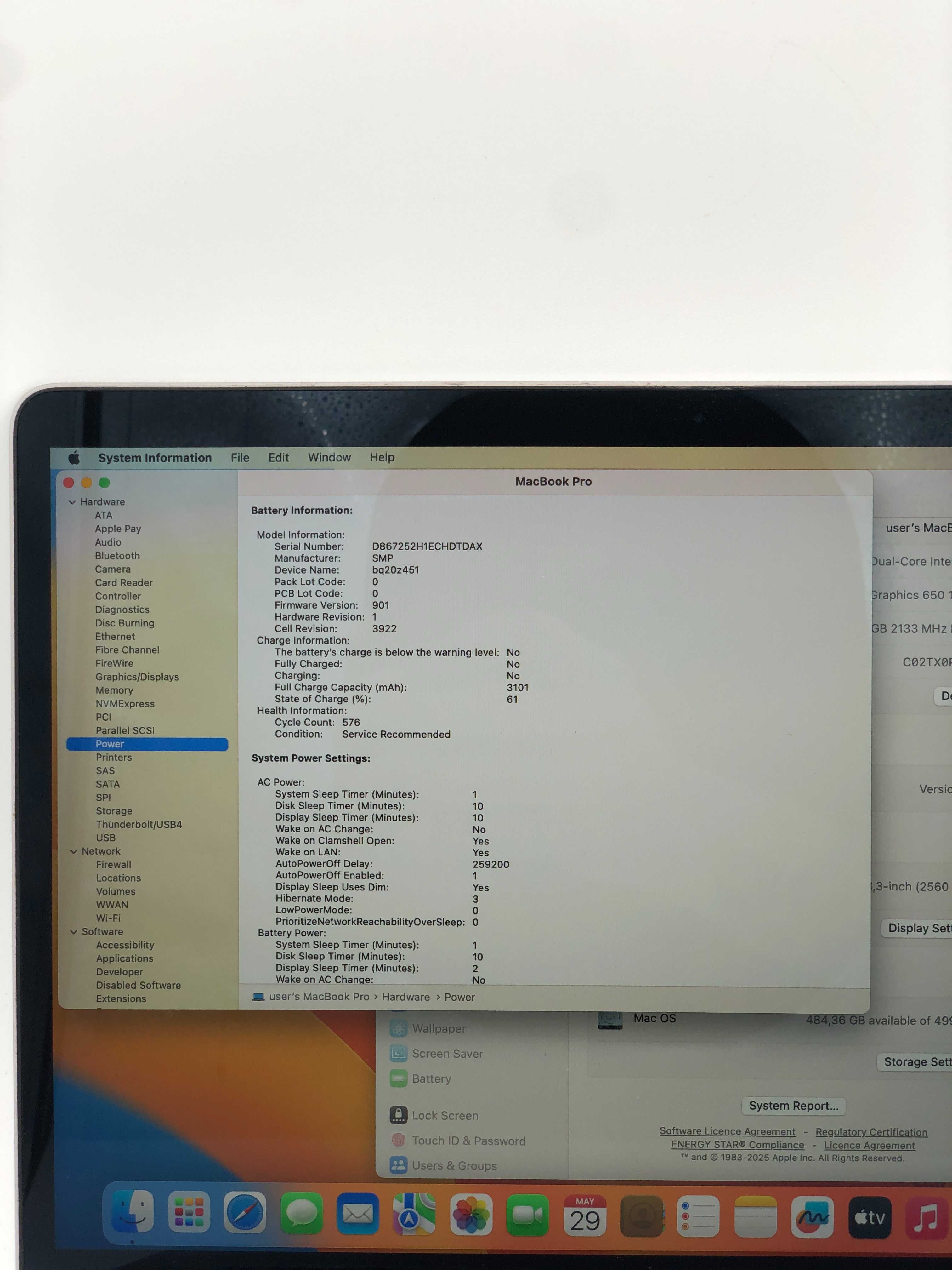 Poleasingowy Laptop Apple MacBook Pro 13,3 " Intel Core i5/16GB/512GB