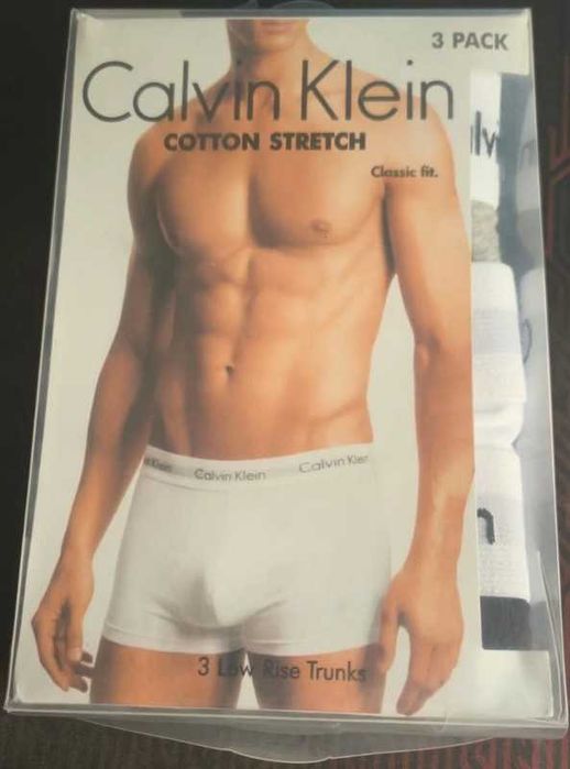 Calvin Klein Conjunto de 3 cuecas boxer para homem