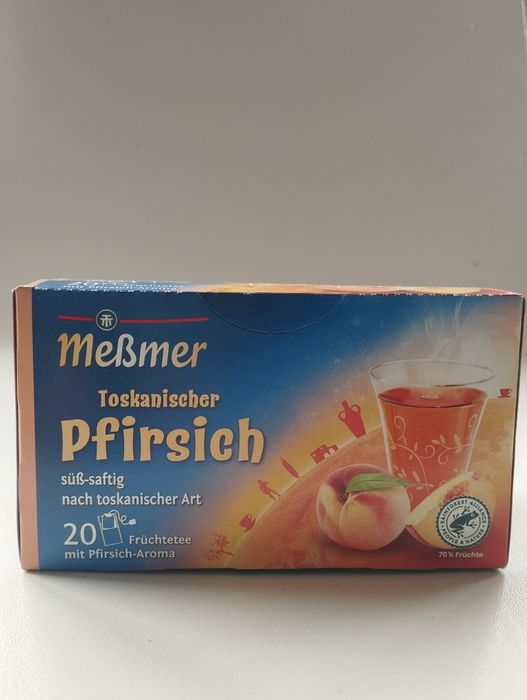 Herbata o smaku brzoskwini Messner 20 torebek