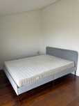 Cama Slattum Ikea com colchao Hafslo