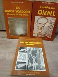 Vários livros O.V.N.I, Extraterrestes (12,50€)