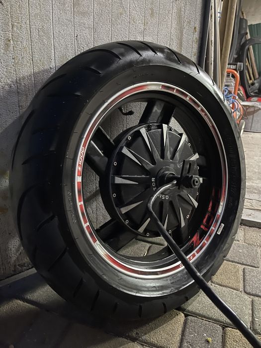 Мотор колесо мотоцикла 17" 5квт 5000w.