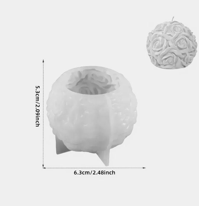 Силиконовый силиконовая молд форма для свечей розы роза