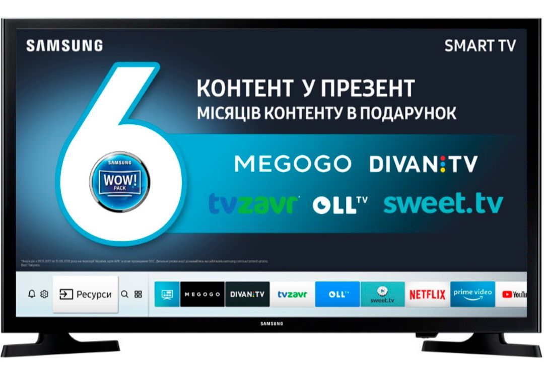 Телевізор Samsung UE32J5AKXUA
