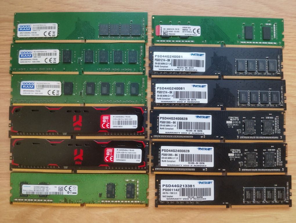 Модуль пам'яті 4Gb DDR4-2400-2666MHz Patriot та інші