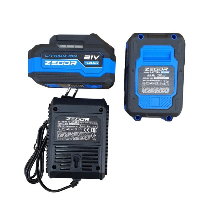 Болгарка акумуляторна zegor AGAX-21BL 2акб 4ампера