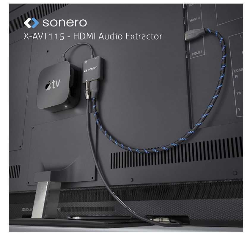Sonero AVT115 Ekstraktor audio HDMI 4K X-AVT115
