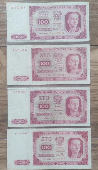 Banknot 100 zł 1948 rok.