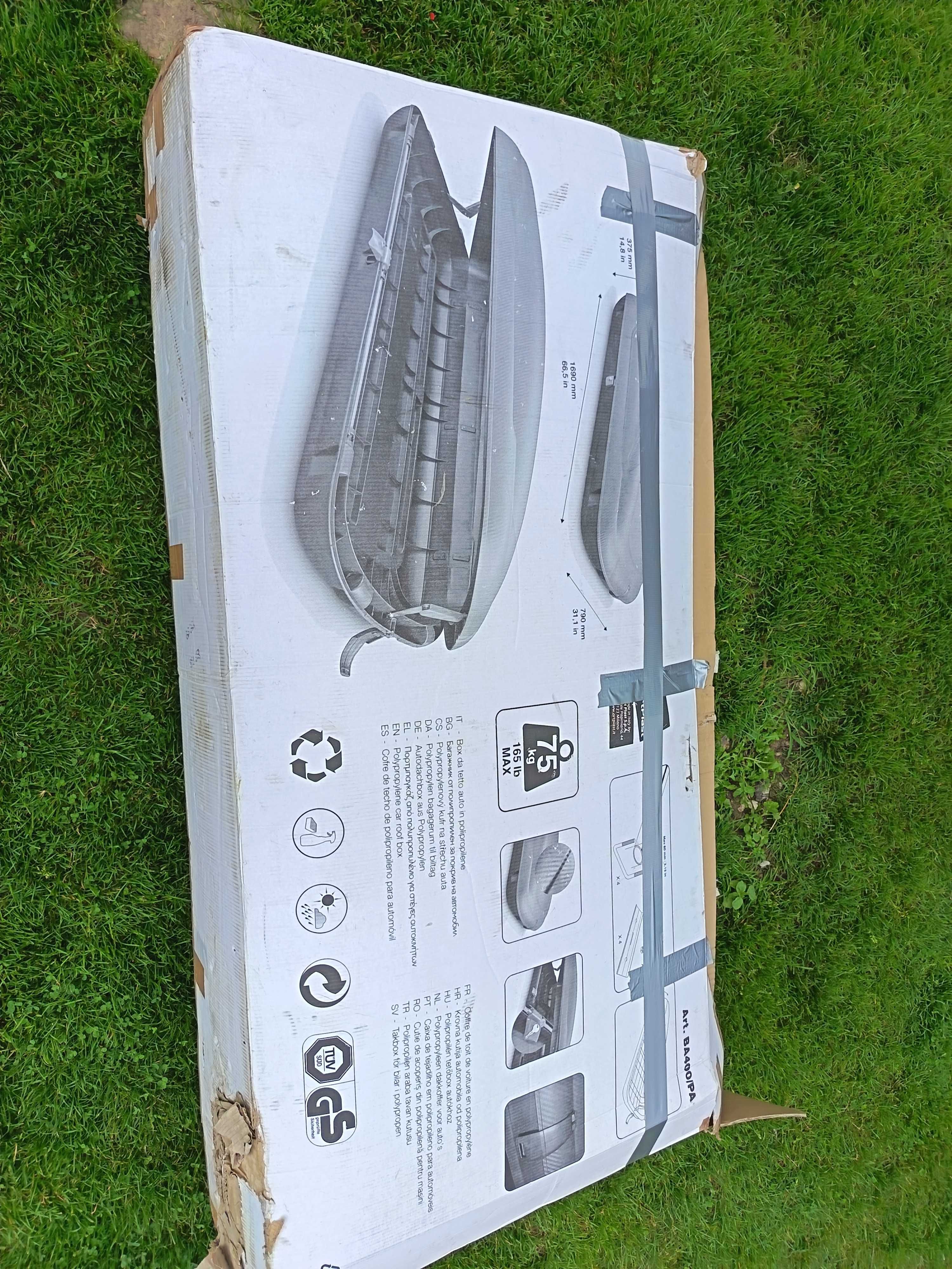 Box dachowy +uchwyty do peugeot 407 sedan