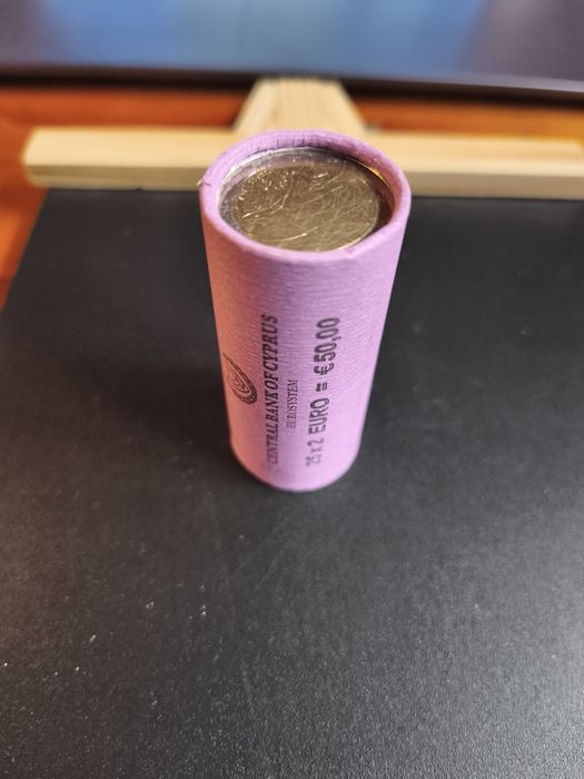 Rolo moedas 2€ Chipre Erasmus 2022