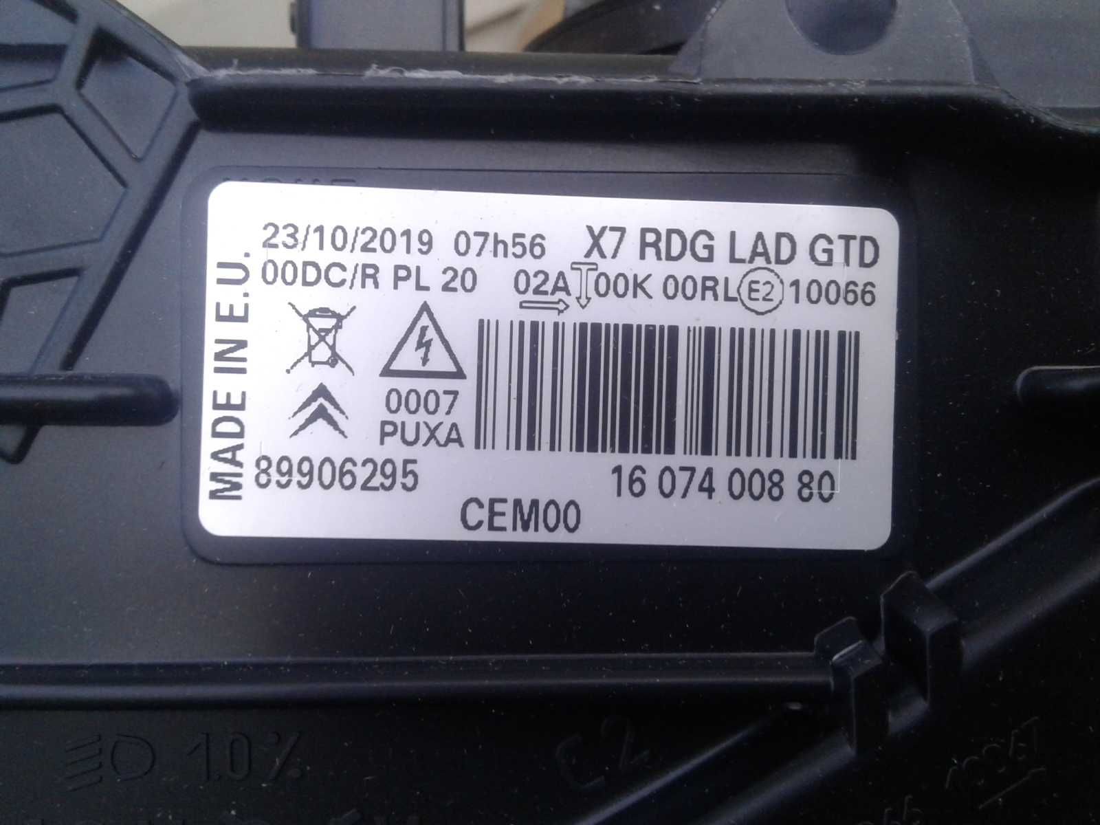 Nowa Lampa Led Xenon Bixenon Europa Citroen C5 III 3 X7 Lift FL Moduł