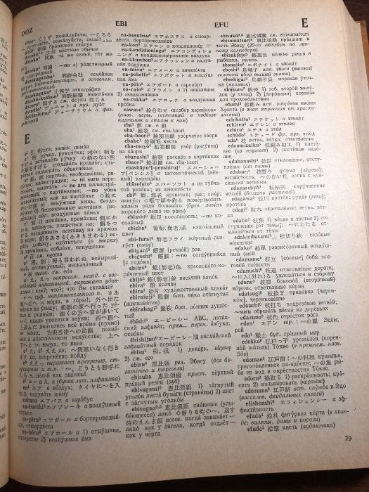 Японско-русский словарь около 70 000 слов
