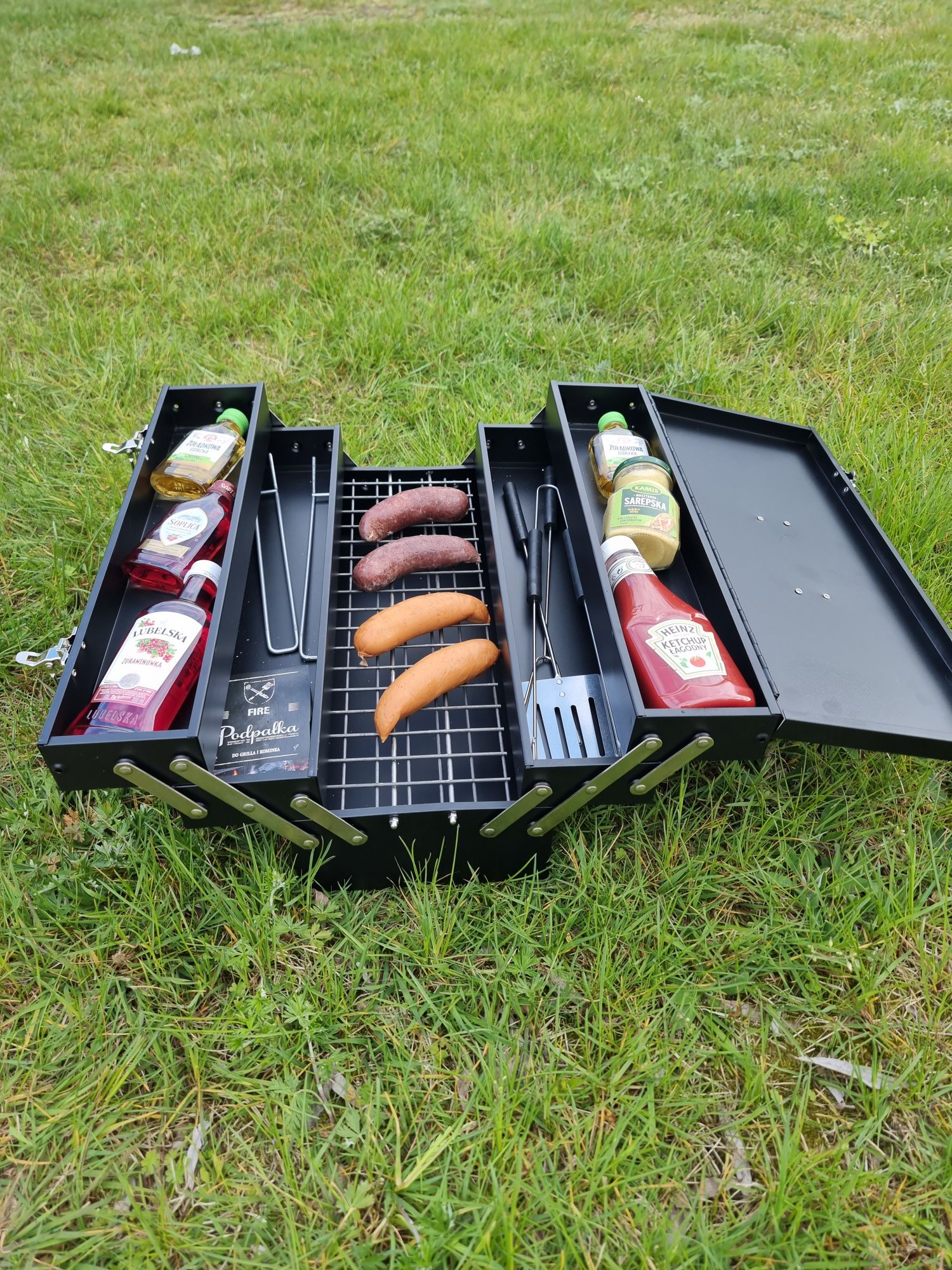 Grill turystyczny / mini BBQ/ grill wędkarski. Idealny na prezent..