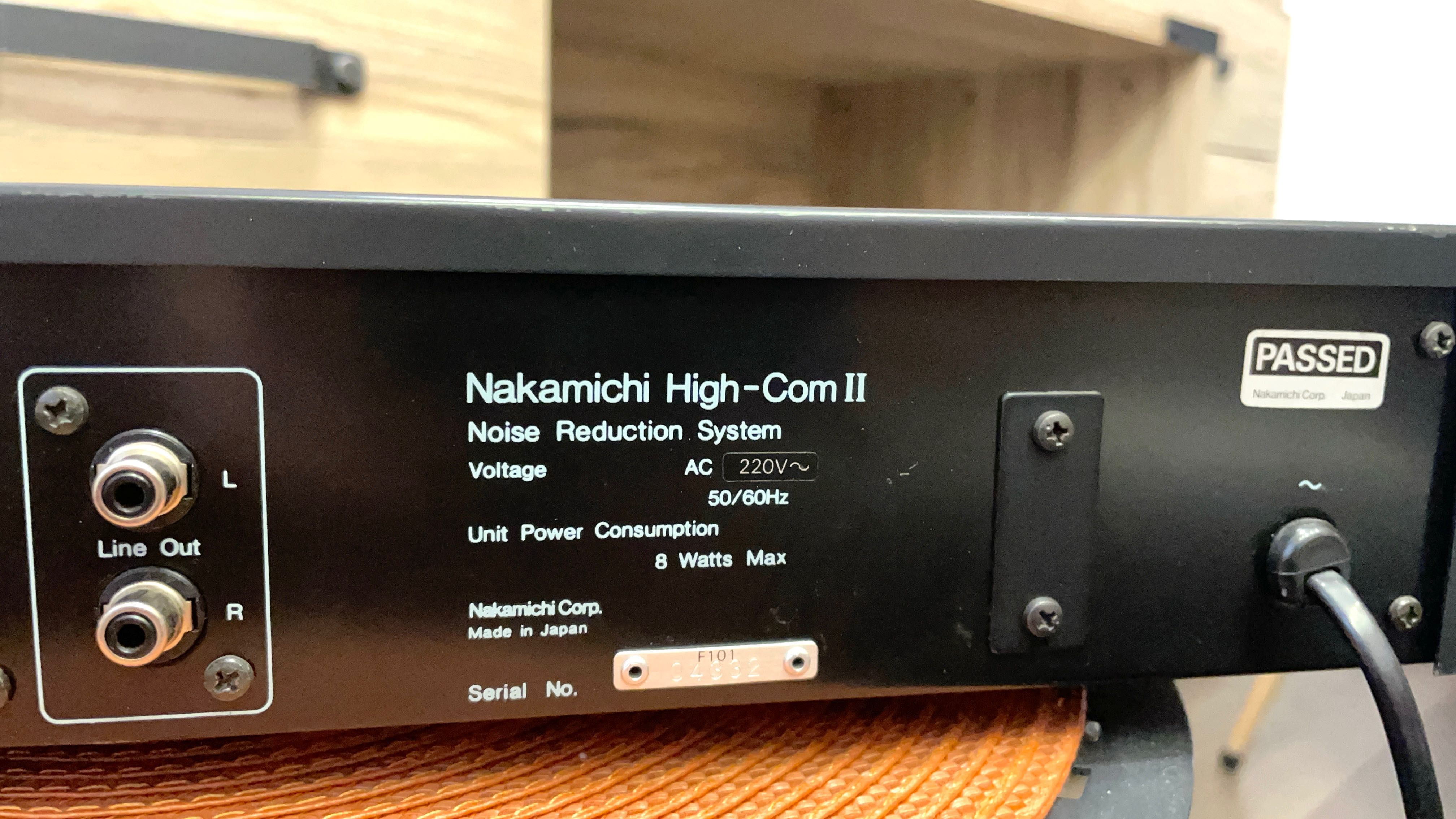 System redukcji szumów Nakamichi High-Com II (1981)
