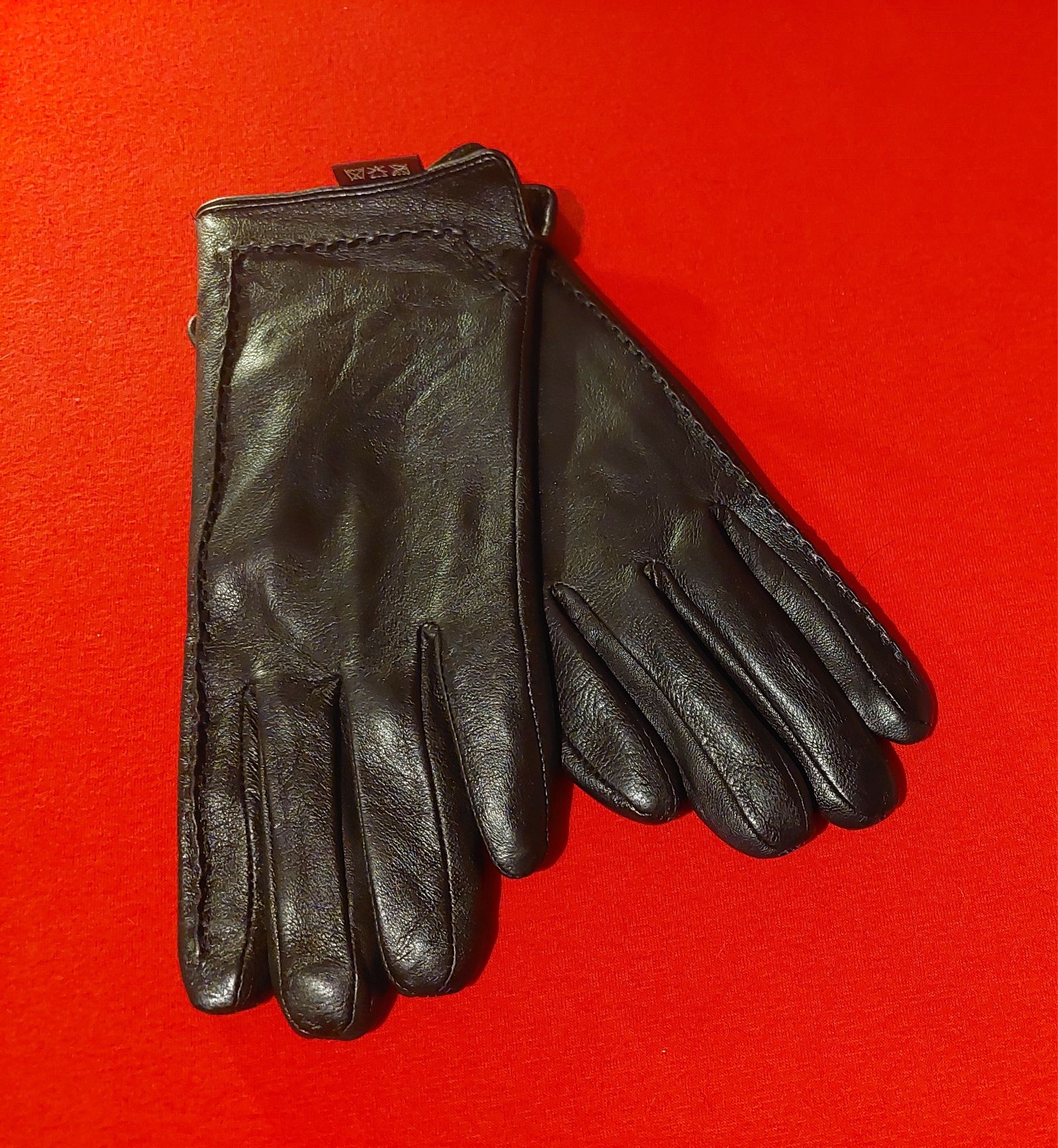 Nowe skórzane rękawiczki Vikers / ocieplane /mięciutkie