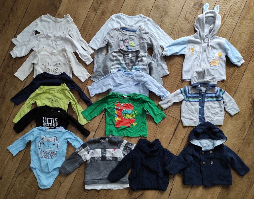 Ubranka dla chłopca r. 68