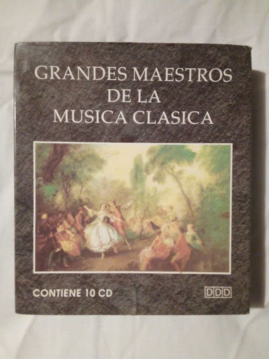caixa 10 CD's Grandes Maestros De La Musica Clasica