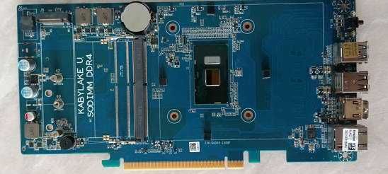 Одноплатний компютер Celeron 3865U (2*1.8 GHz), DDR4 4Gb, SSD 32Gb