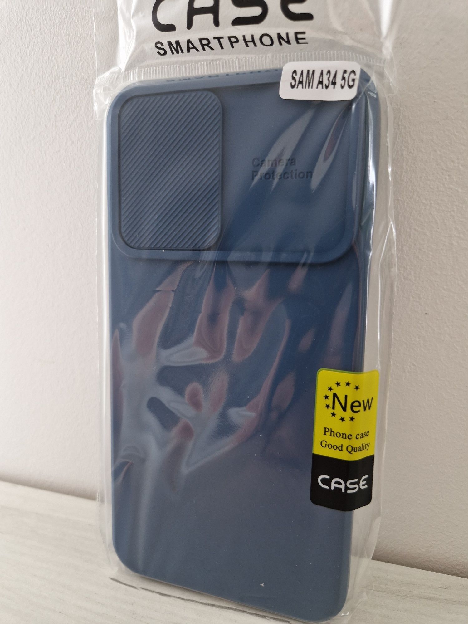 Camshield Soft do Samsung Galaxy A34 5G Granatowy