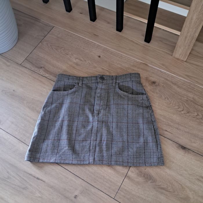 Spódnica w kratkę Pull & Bear