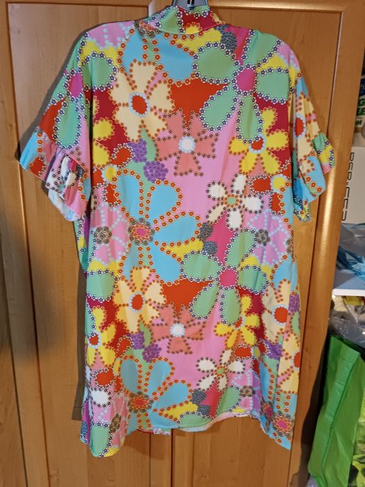 Zwiewna letnia sukienka oversize