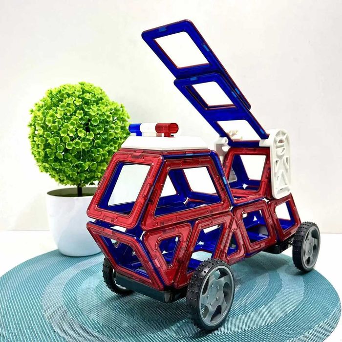 Конструктор магнітний Limo Toy Транспорт 32 деталі (LT6002) Розд/Дроп