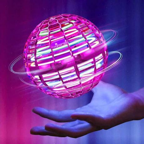 Летающий шар, светящийся шар, детская игрушка спиннер fly nova