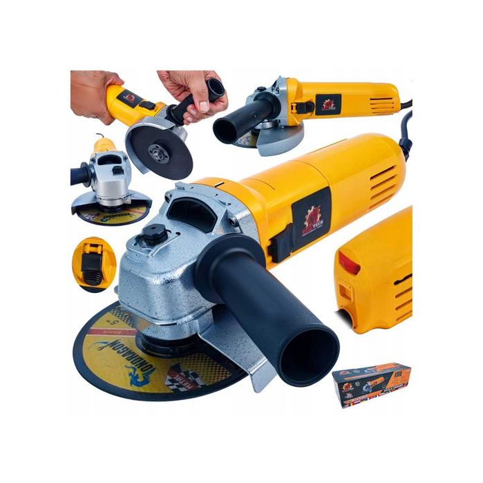 Szlifierka Kątowa 125mm Kątówka Z Regulacją Obrotów Prędkości 1350W