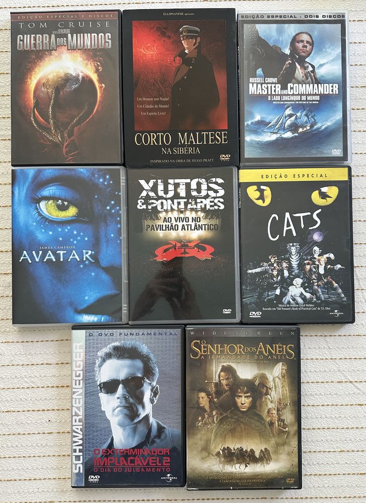 DVD, filmes diversos