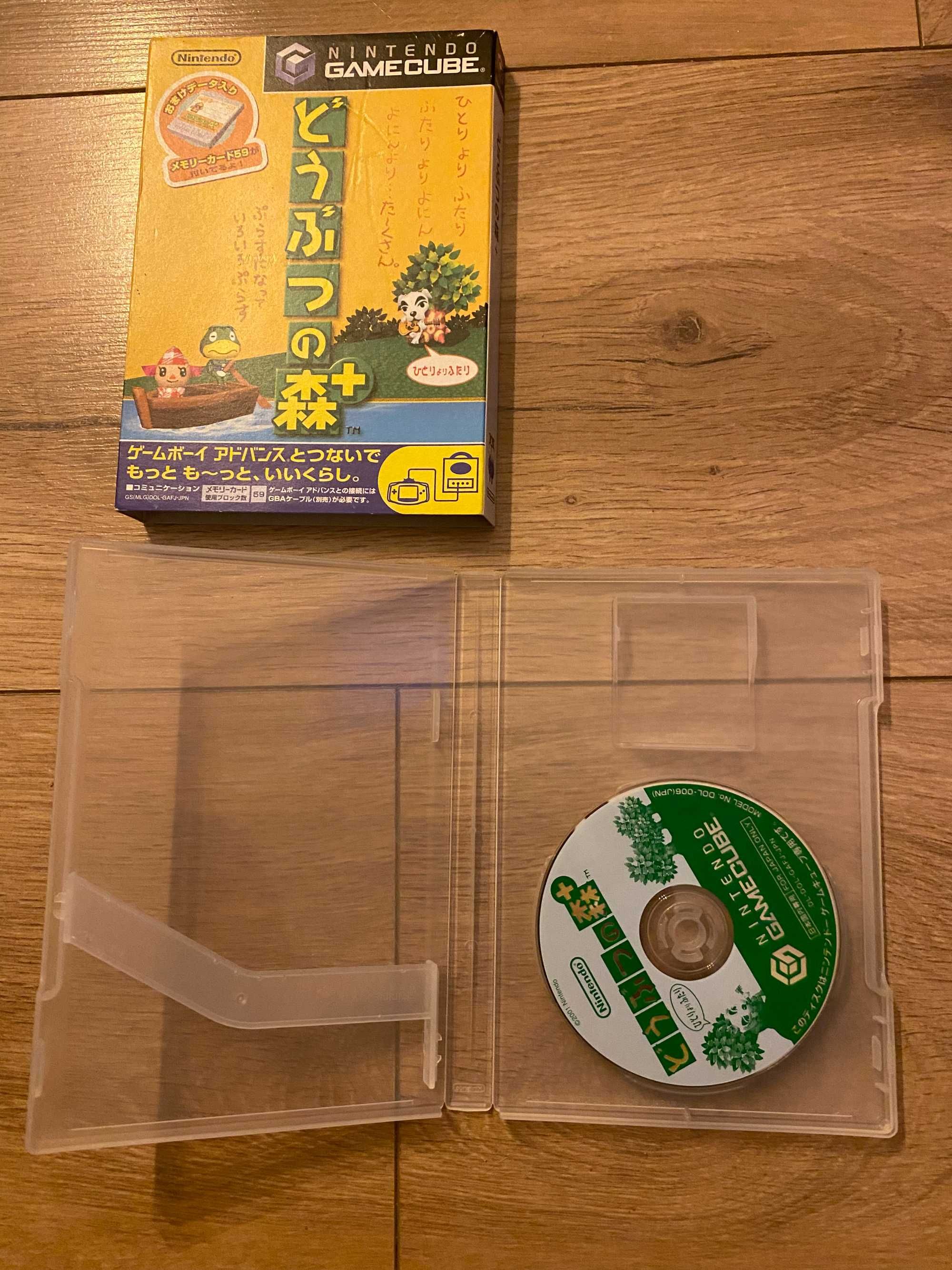 Gra retro Nintendo GameCube Animal Crossing Dōbutsu no Mori wersja jap
