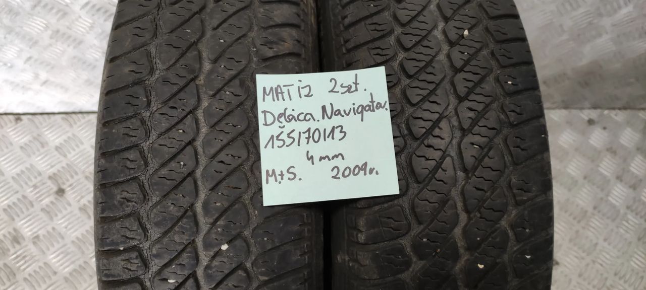 koła dębica 155/70 m+s 4mm 2009r 2szt r13 4x114