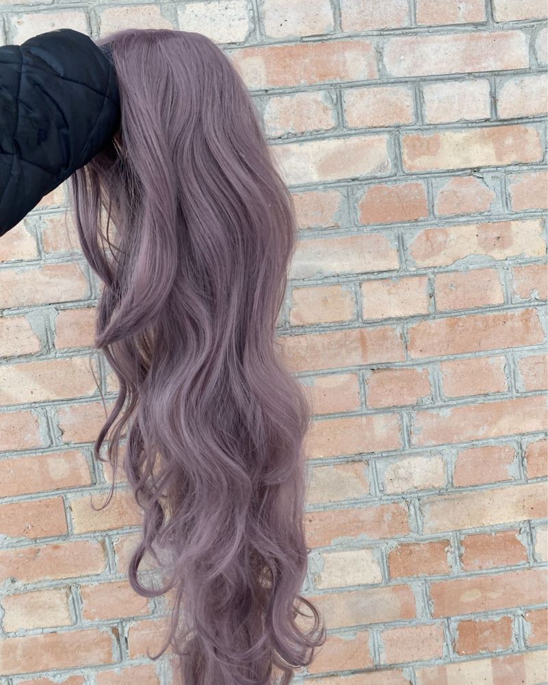 Дуже довге рожеве волосся (перука)