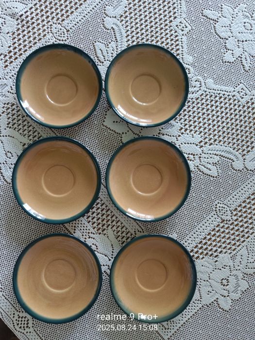 Zestaw do kawy porcelany Chodziez Dzbanek z podstawką i podgrzewaczem