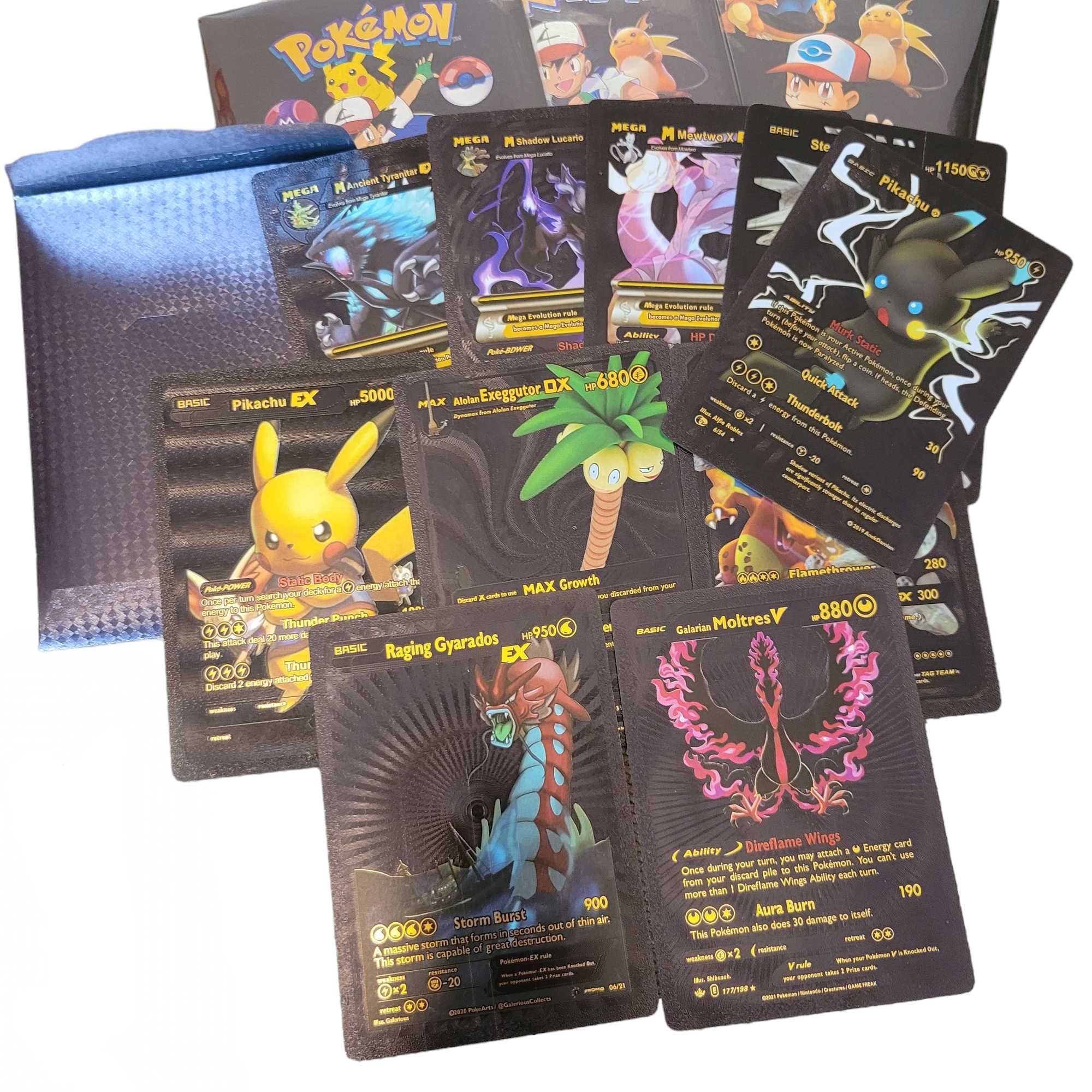 Zestaw Album Pokemon XXL na 432 karty plus karty Pokemon 10 sztuk