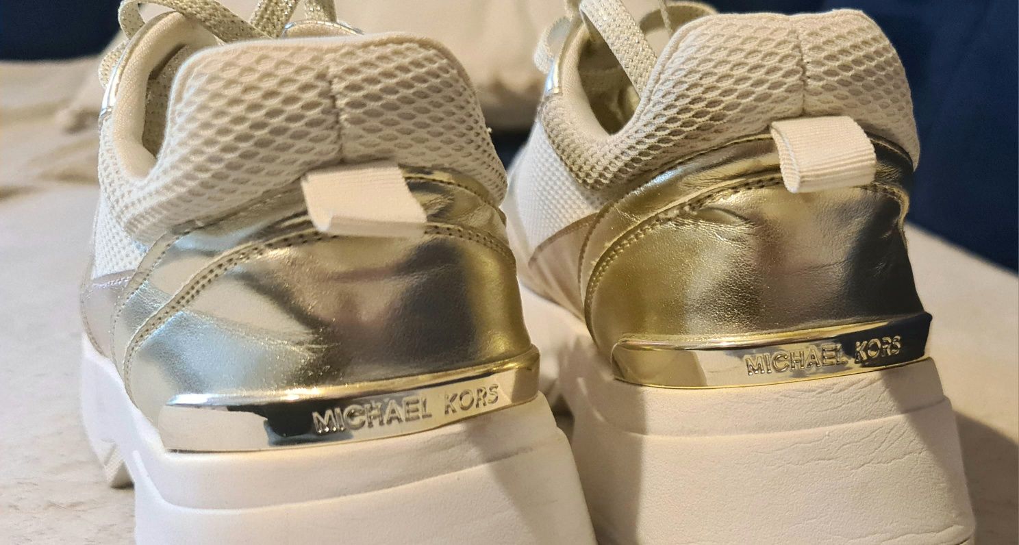 Michael Kors 37 38 23,5 zlote adidasy snaekersy