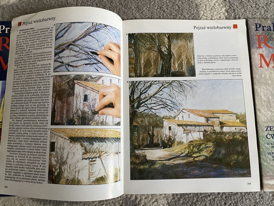 Praktyczny kurs rysunku i malarstwa zeszyty nr 7, 11,12