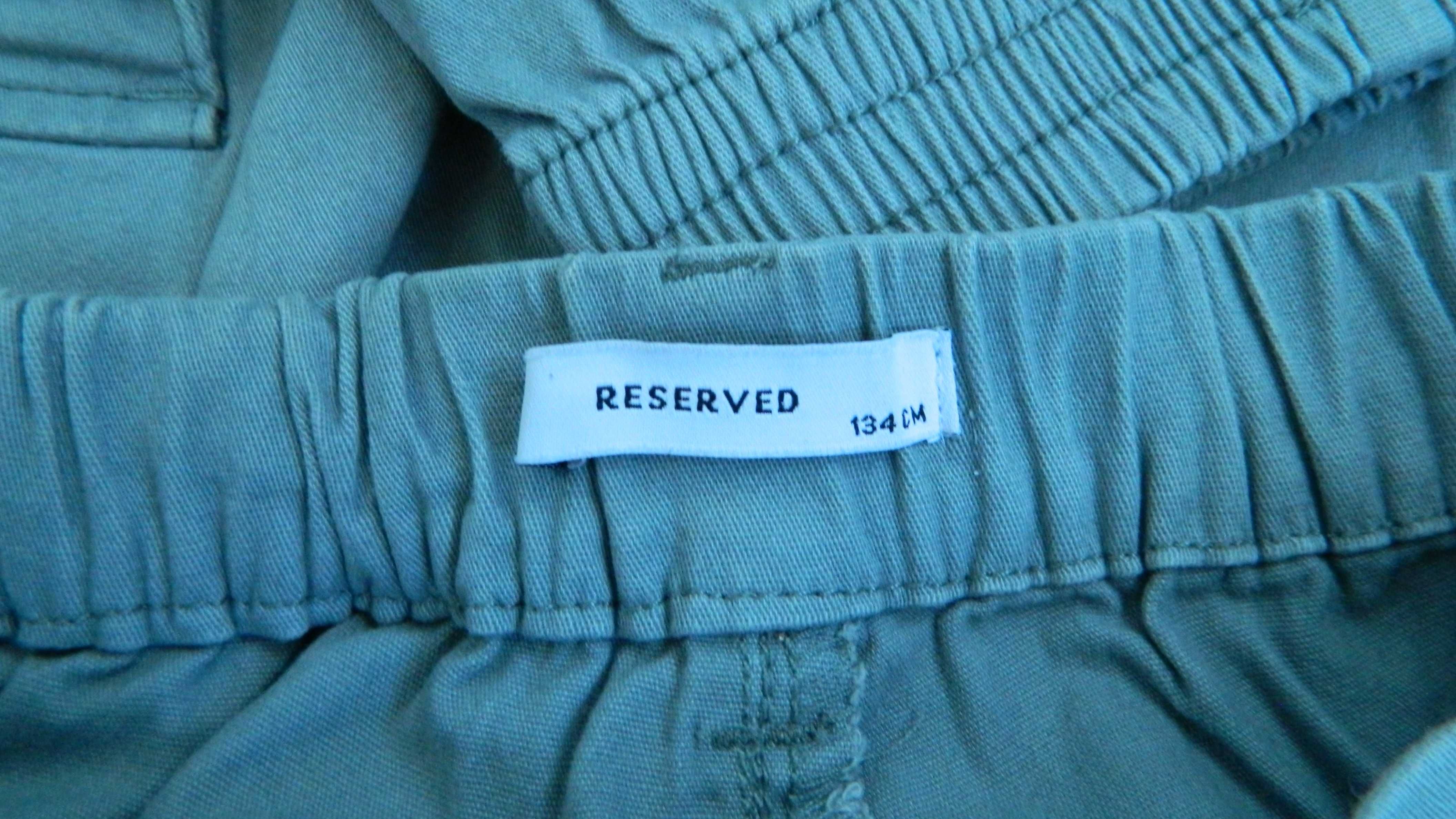 Spodnie Reserved 134-140 dziewczęce - 2 pary zestaw
