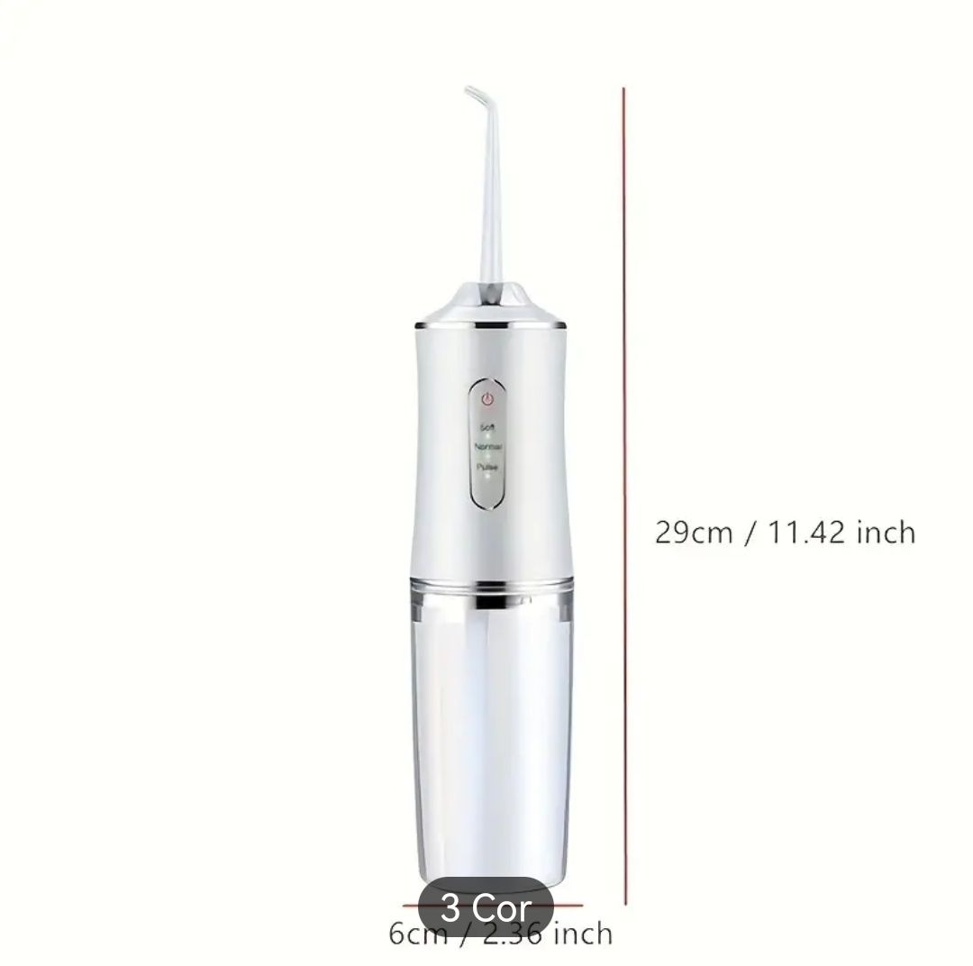 Irrigador Bucal ou Enxaguador de Dentes Portátil. Branco. NOVO.
