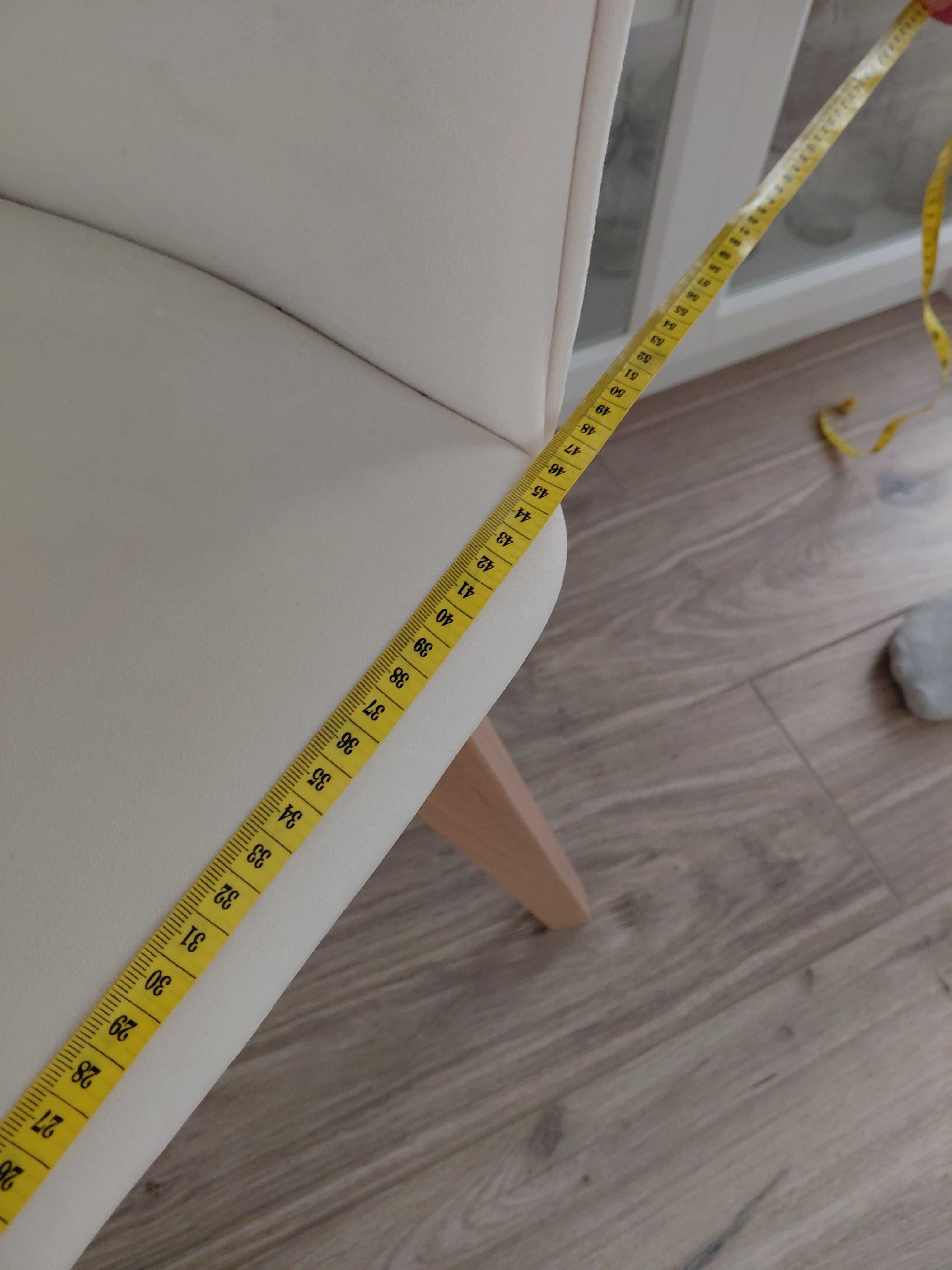Krzesło tapicerowane ecru nowe