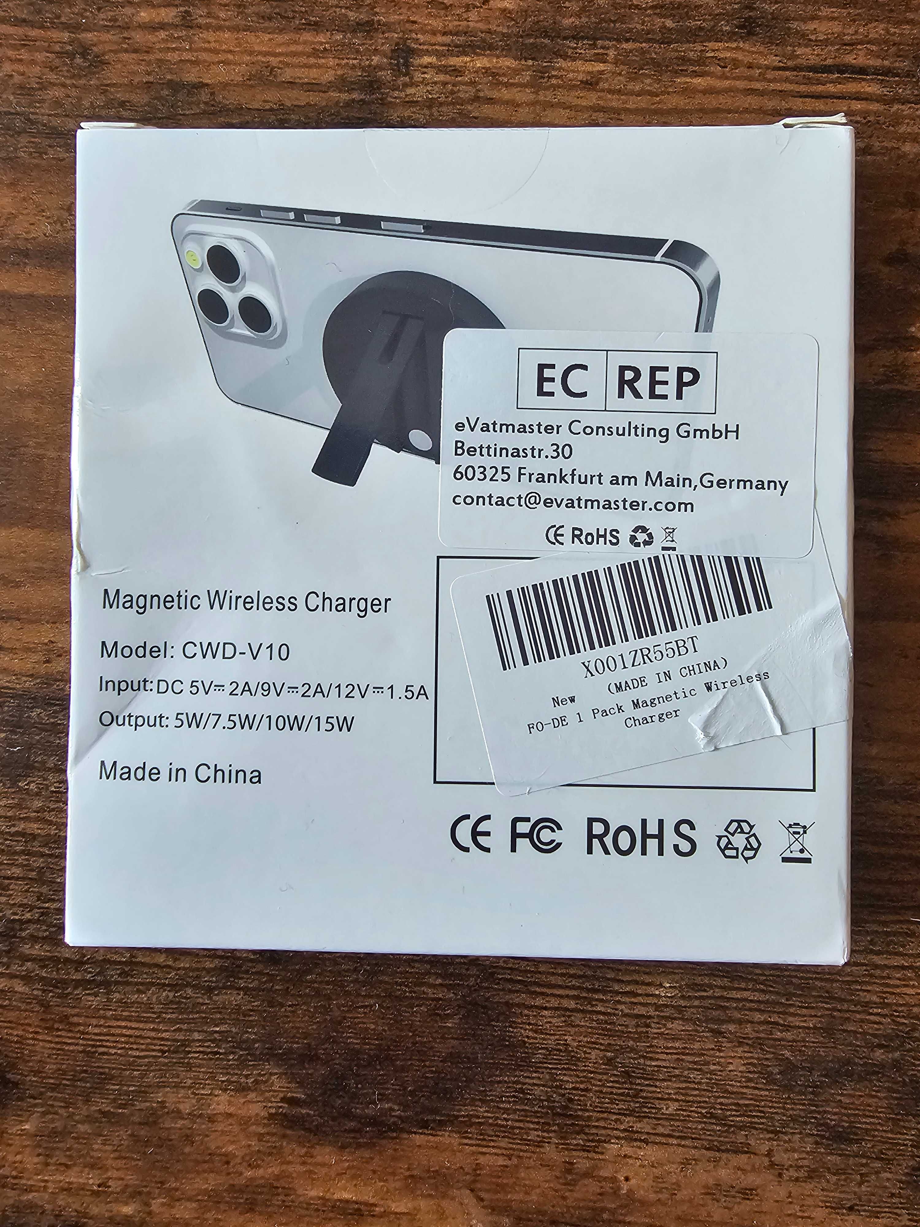 Marka: Inibak
15W Magnetyczna Bezprzewodowa Ładowarka Samsung