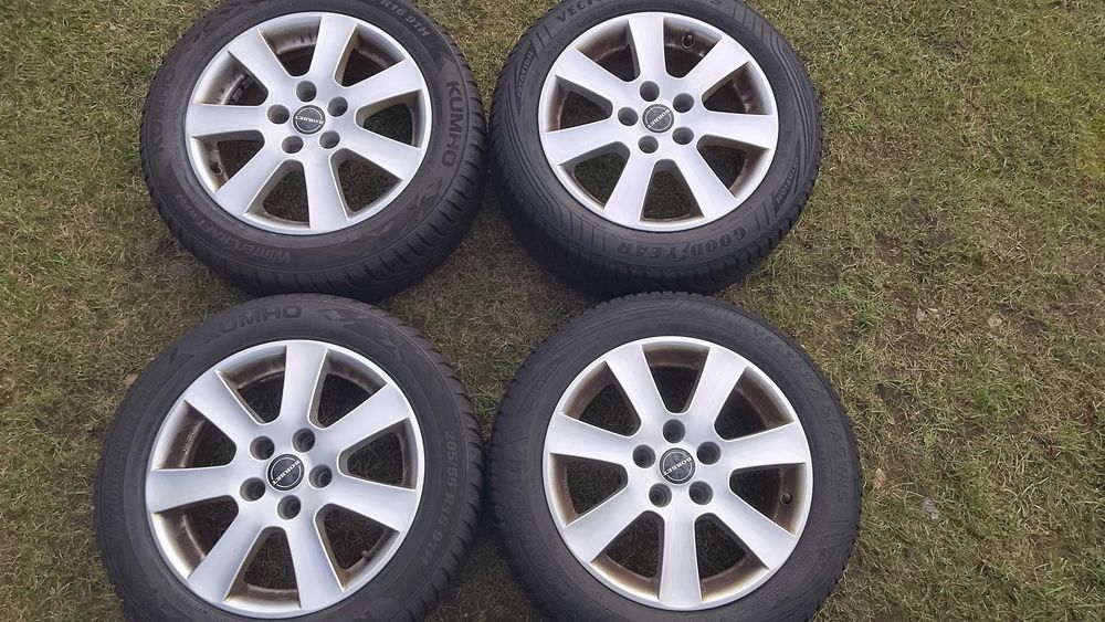 KOŁA ZIMOWE 205/55/16" 5x112 ET38 VW Golf 5,6 Passat SKODA 2 SEAT AUDI