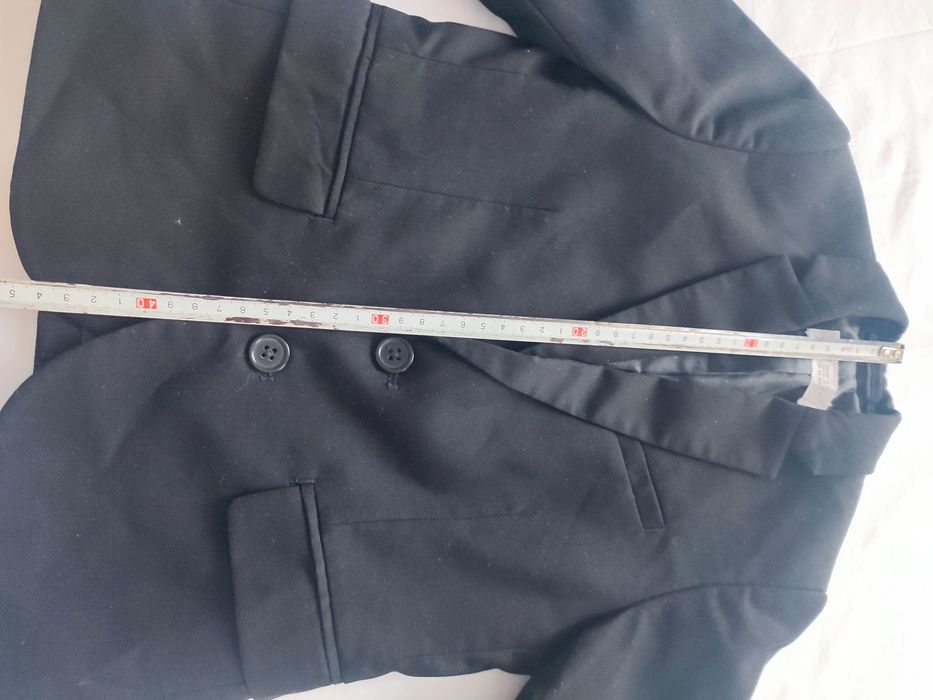 Czarna elegancka marynarka chłopięca rozmiar 104 H&M