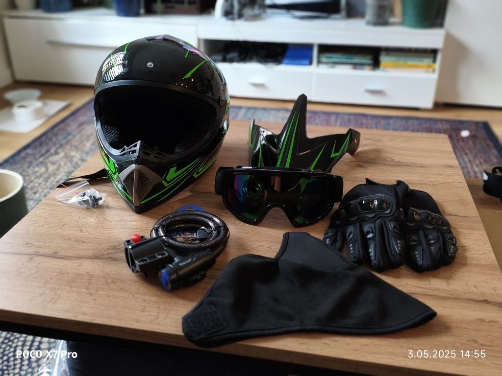 Kask młodzieżowy, hulajnoga, rower, deskorolka NOWY