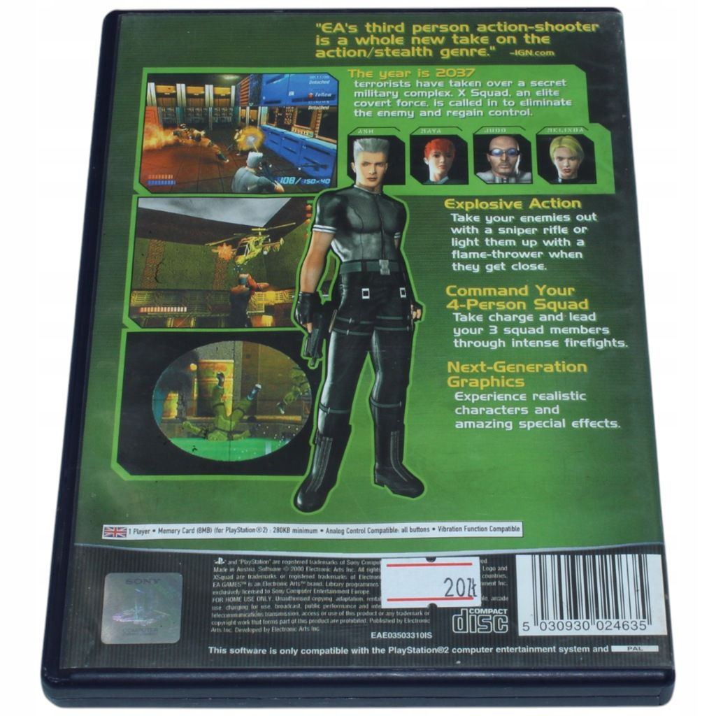 X Squad PlayStation 2 PS2
