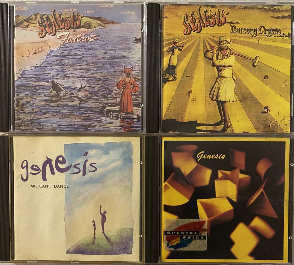 Фірмові GENESIS CD - Foxtrot, Genesis,We can’t Dance,Nursery Cryme